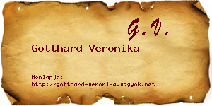 Gotthard Veronika névjegykártya